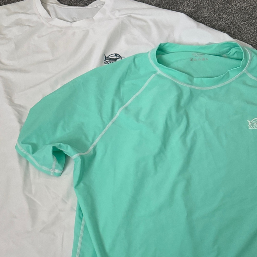 Salt Life Mint and White Tees